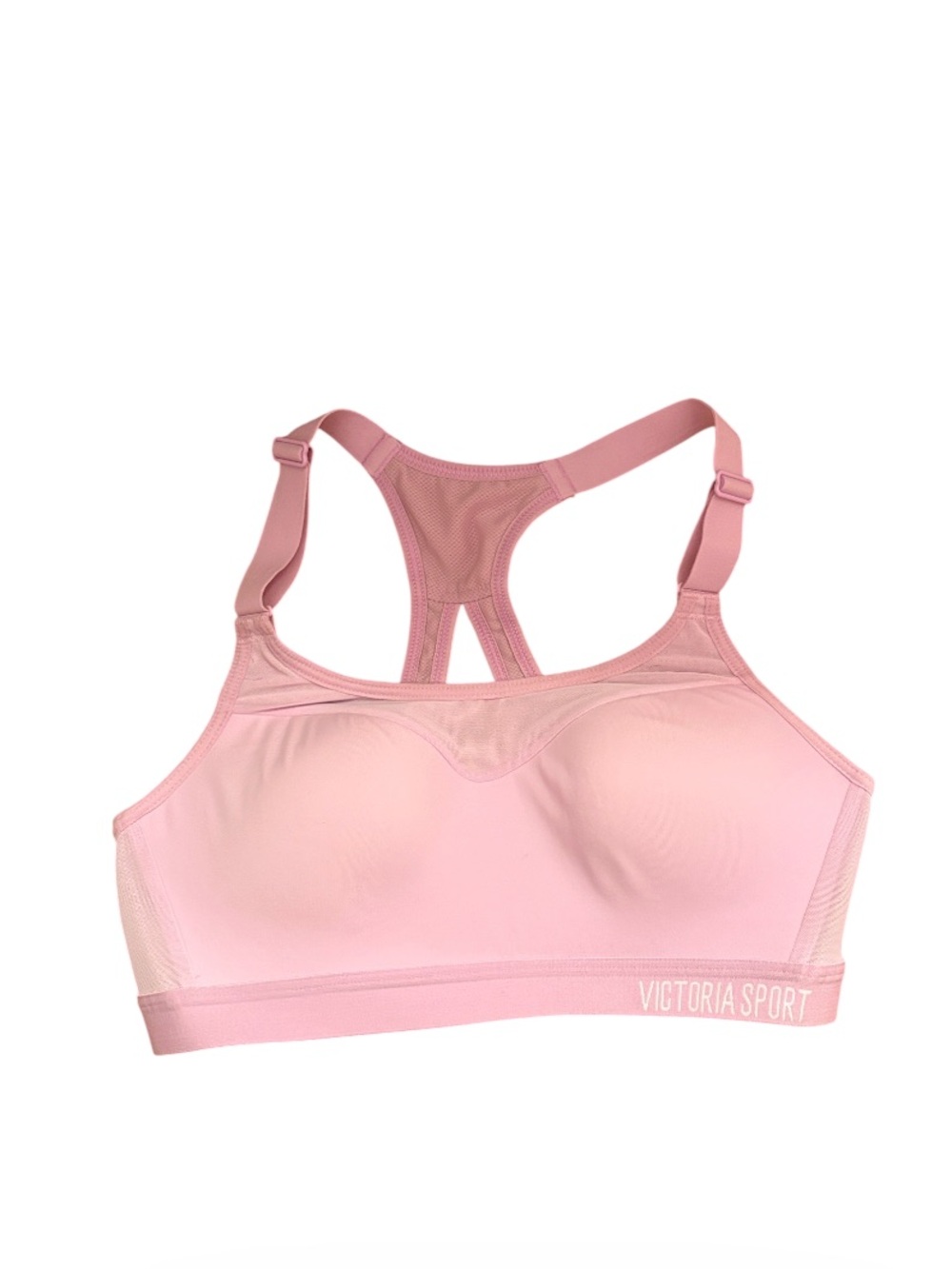 Victoria Secret Sport Pink Incredible Lightweight Max Open Back Sports Bra